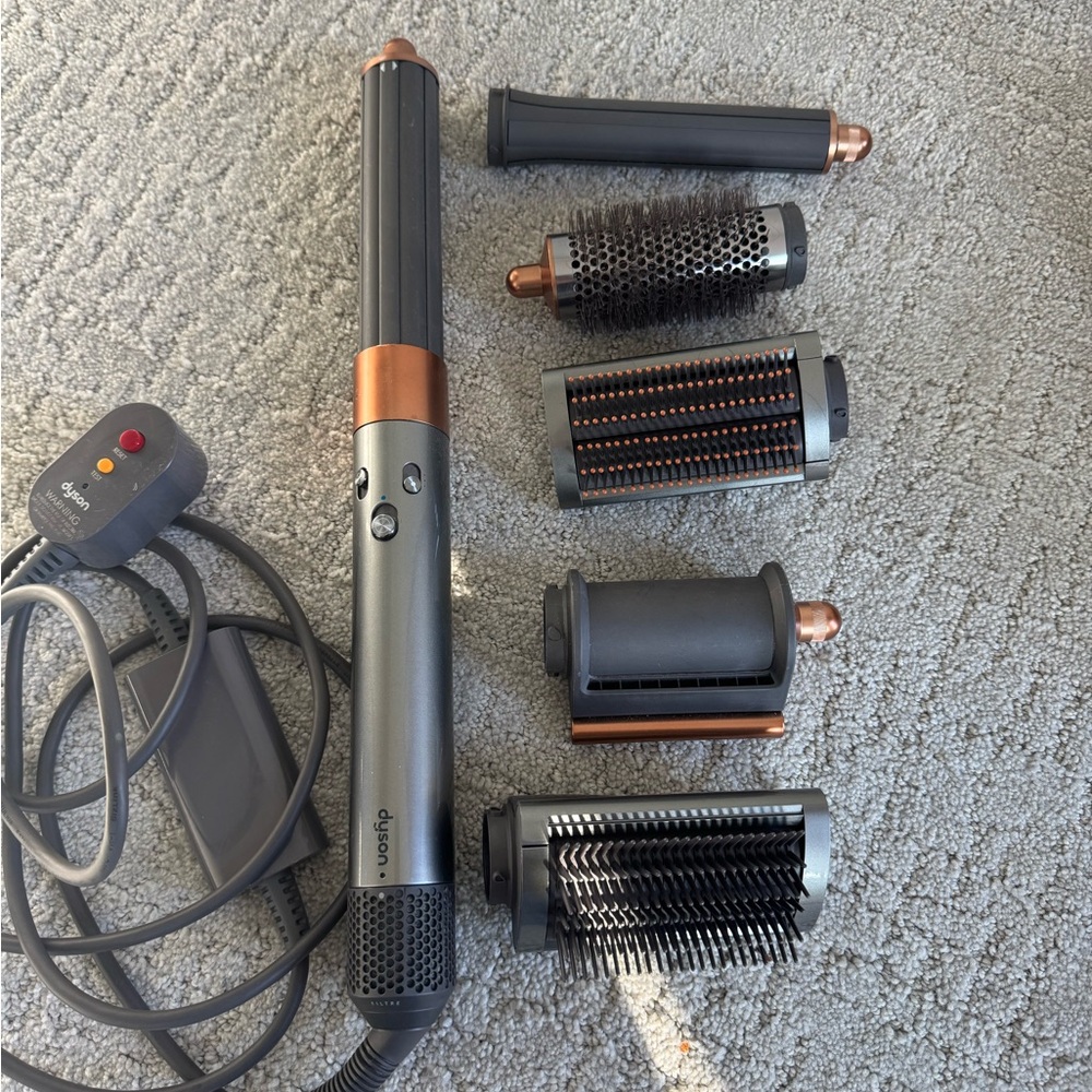 Dyson Gray and Copper Hair Styler Set